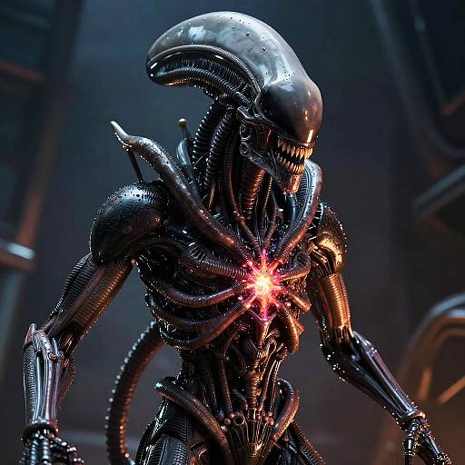 Xenomorph Chest Transformation Sci-Fi