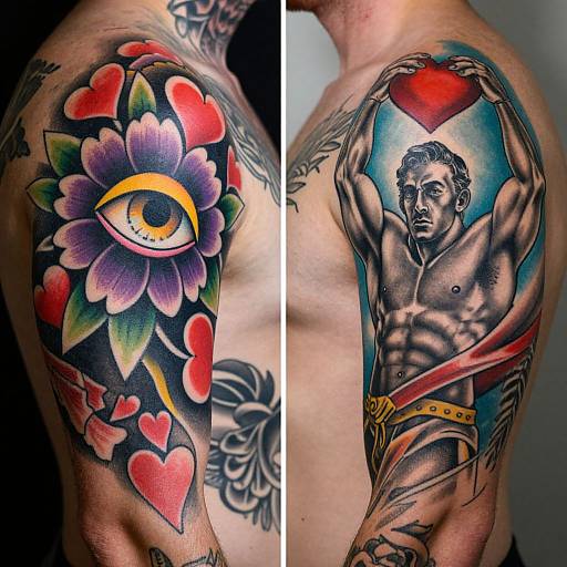 Vibrant vs Monochrome Tattoo Art