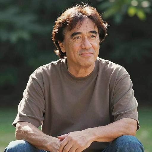 Young Danny DeVito Outdoor Portrait