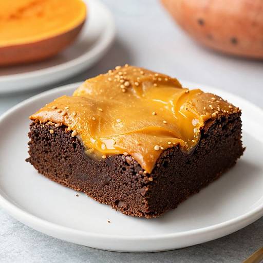 Delicious Plant-Based Sweet Potato Brownie