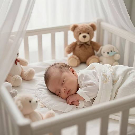 Peaceful Newborns in Cozy Nursery