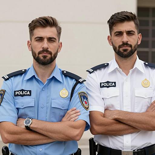 Confident Male Security Guards Portrait
