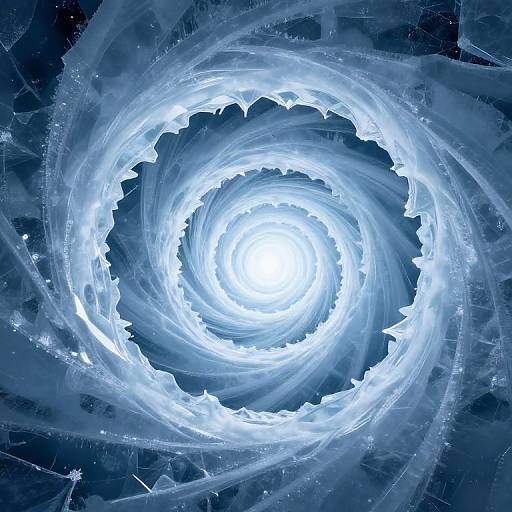Eternal Spiral of Frozen Time