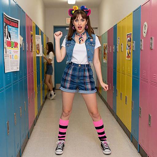 1980s Jeanie Bueller Style Portrait