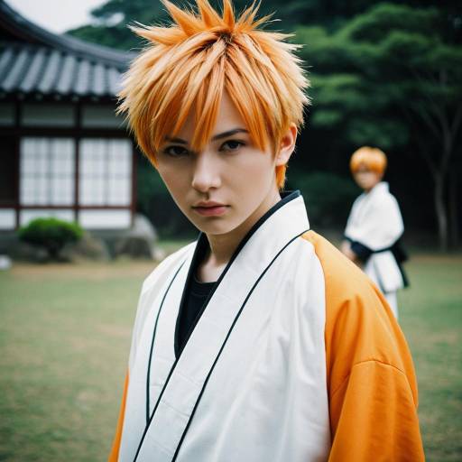 Realistic Bleach Tosen Cosplay Portrait