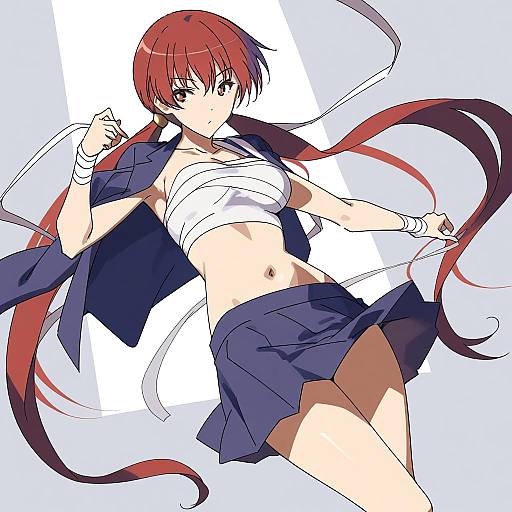 Illustration of Musujime awaki, toaru majutsu no index in the style of Nakadori (movgnsk)