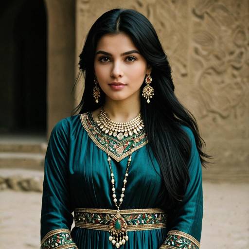 Woman in Ancient Persian Outfit