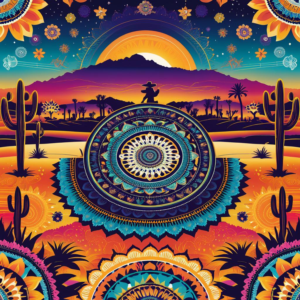 Vibrant Día de los Muertos Poster Design