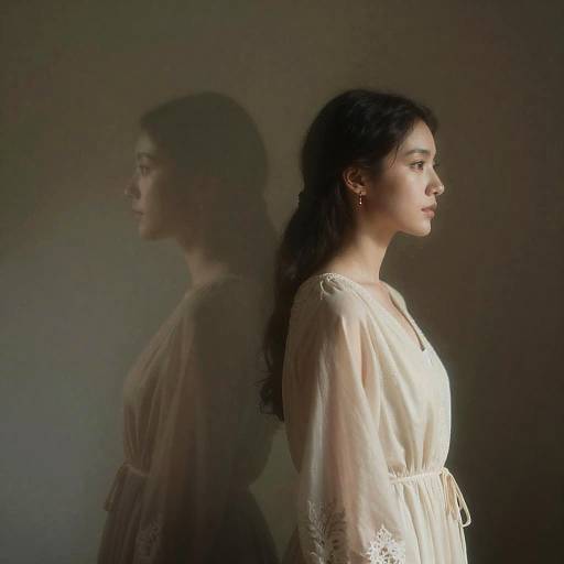 Photorealistic Double Exposure Elegance