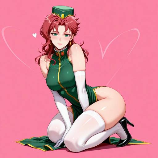 Genderswapped Kakyoin in Stylish Fashion