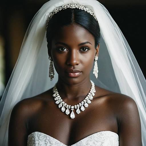 Elegant Ibibio Wedding Attire Portrait