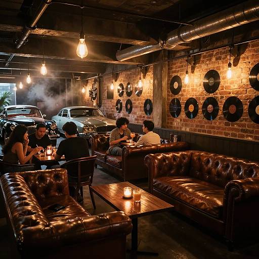 Underground Speakeasy Garage Lounge