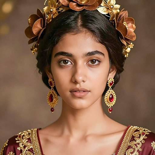 Elegant Portrait of a Young Woman