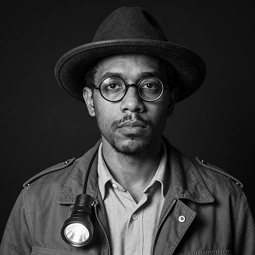 Dramatic Portrait of a Serious Man