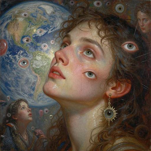 Endless Painting Beyond Dimensions