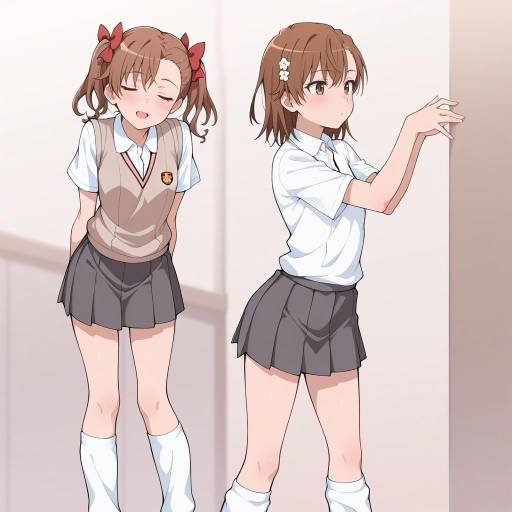 School Girls in Tokiwa Dai Uniform