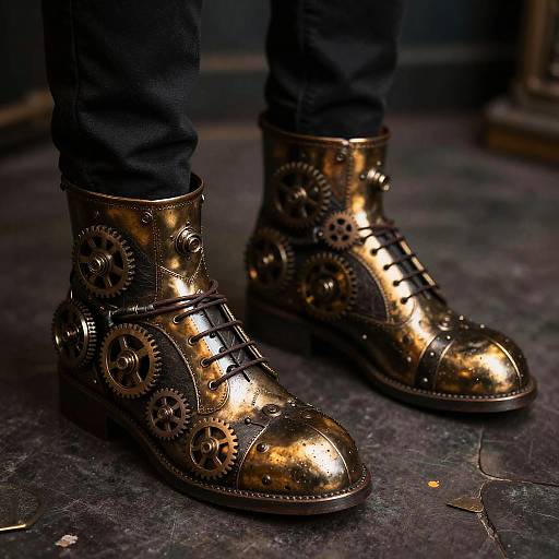 Steampunk Cockroach-Inspired Shoes