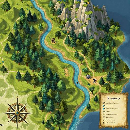Interactive Fantasy Map AI Generator