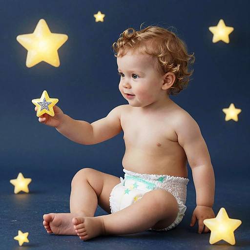 Adorable Cosmic Starry Toddler