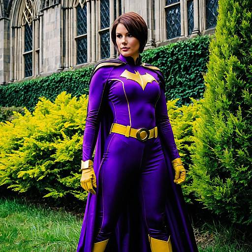 Violet Parr Cosplay at Gothic Location