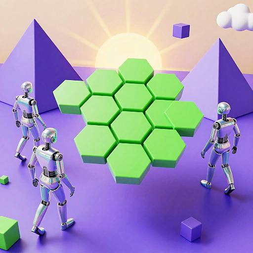 Neon Futuristic Web Design Concept