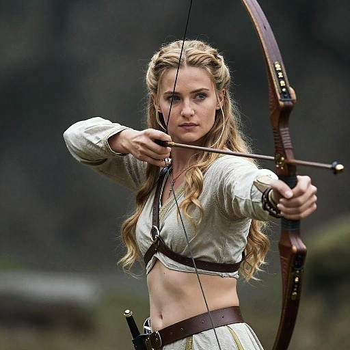 Graceful Elven Archer Portrait
