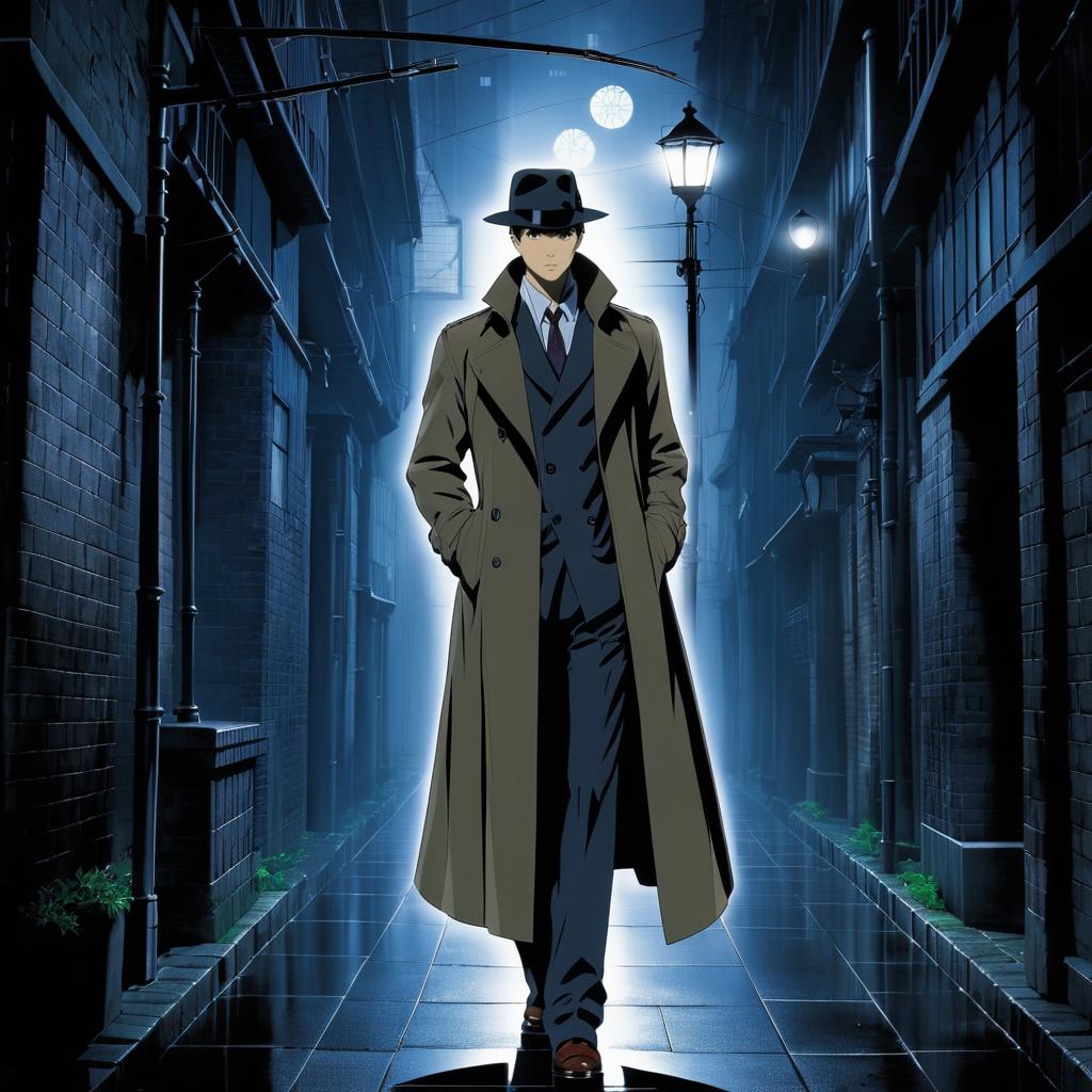 Mystery Detective in Anime Style