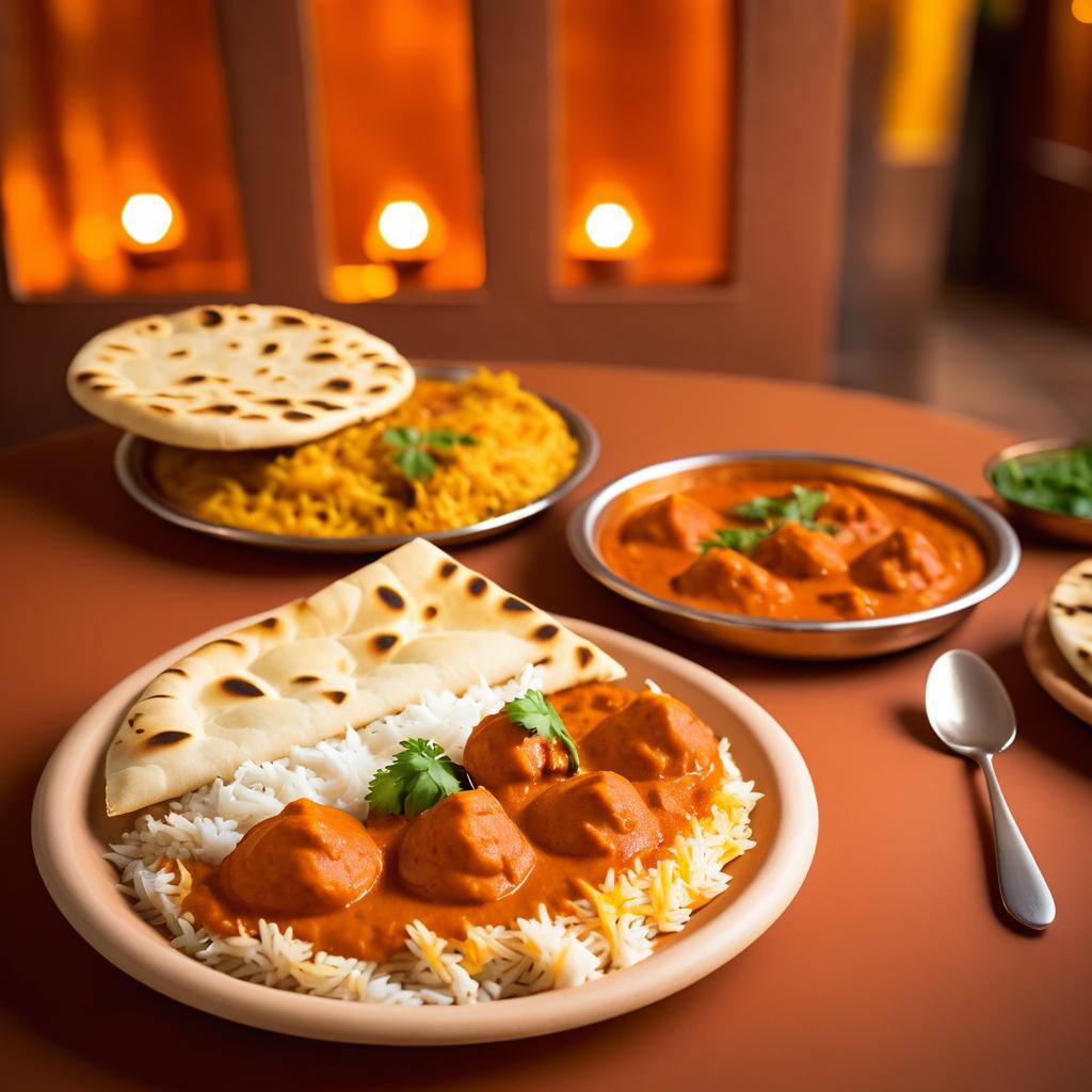 Cozy Chicken Tikka Masala Dining Scene