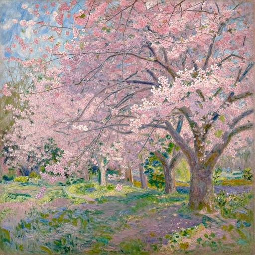 Impressionistic Insect's View of Spring