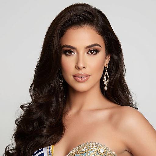 Close-Up of Spanish Senorita Woman