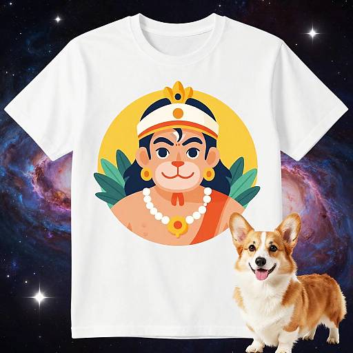 Retro Hanuman with Sporty Visor Design