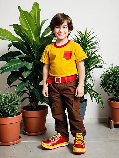Boy in Taffeta Wreck Ralph Costume