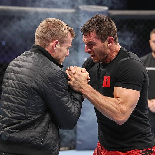 Intense Altercation Between Two Men