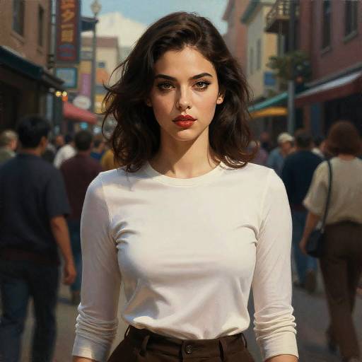 Photorealistic Sexy Movie Star Portrait