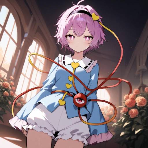 Komeiji Satori in Stylish Indoors