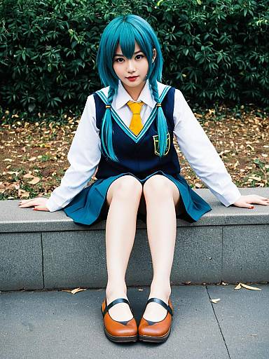 Cosplay photo of asanaka yomogi. Costume clothes