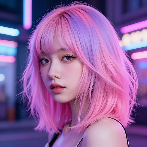 Vibrant E-Girl Cyberpunk Hairstyles