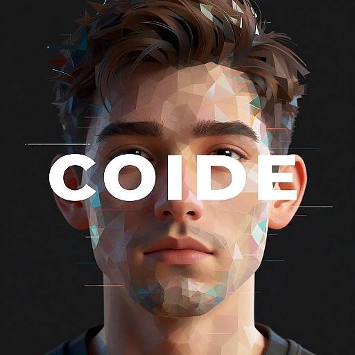 Modern Polygonal Abstract Face PFP