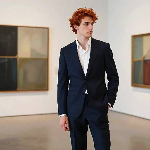 Fiery Red Hair in Fashion Editorial