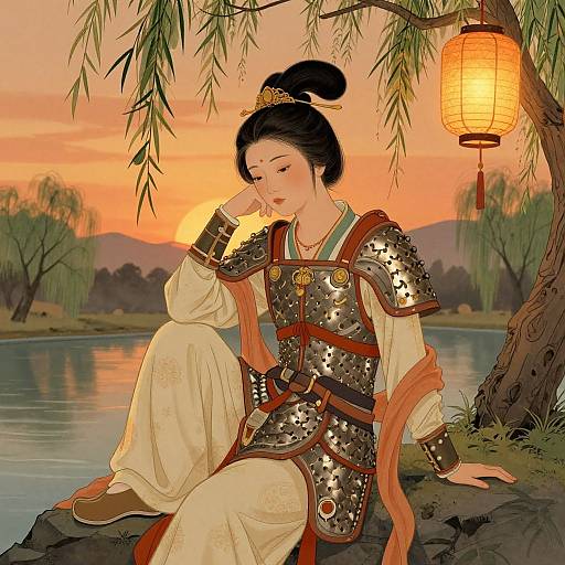 Northern Wei Dynasty Mulan by River