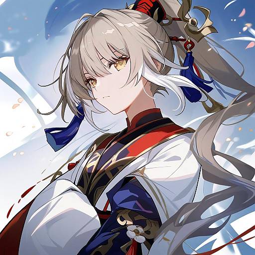 Illustration of Archer (fate/samurai remnant), fate/samurai remnant in the style of Pokimari