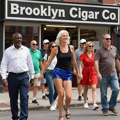 Vibrant Brooklyn Street Scene Animation