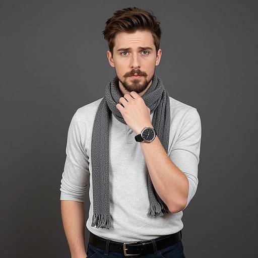 Realistic EDC Outfit Male Portrait