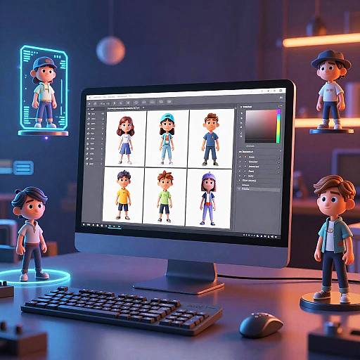 Pixar-Style AI Character Generator