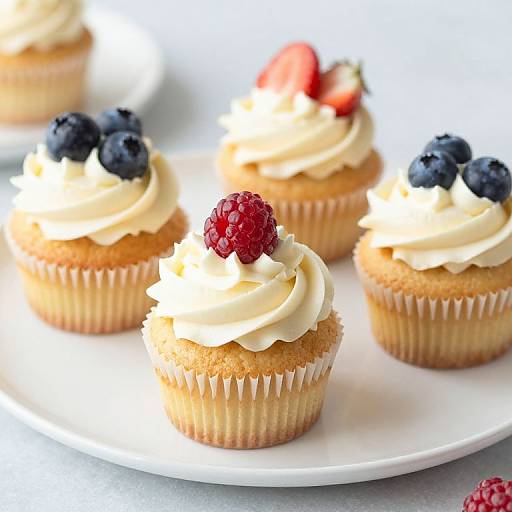 Delicious Vanilla Fruit Cupcakes Offer
