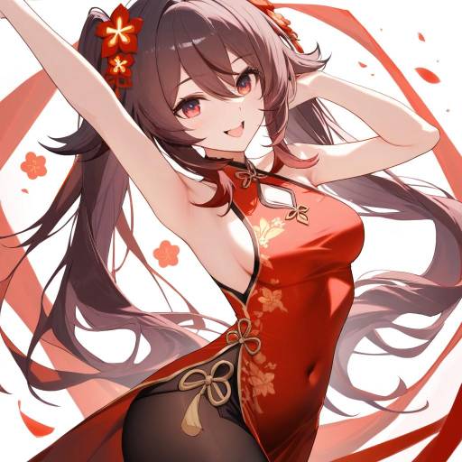 Elegant Genshin Impact Character Portrait