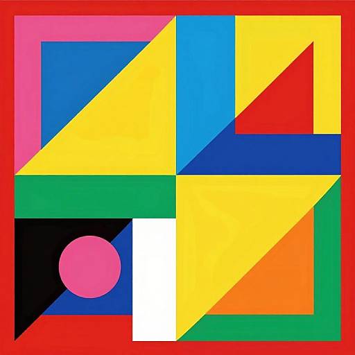 Vibrant Korean Geometric Design