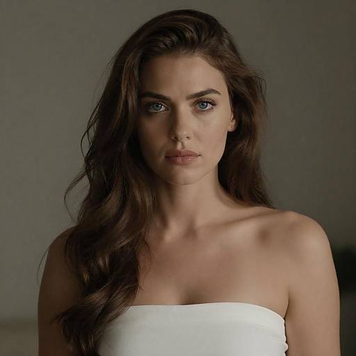 Intense Portrait of a Focused Woman