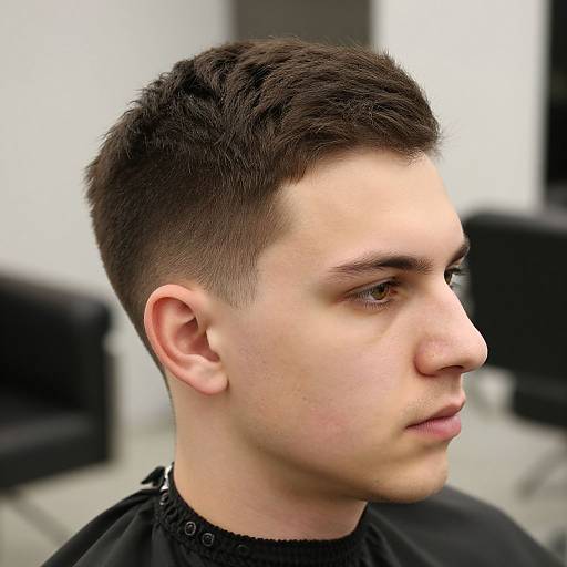 Modern Side Part Haircut Portrait