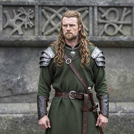 Elven Warrior in Medieval Fantasy Setting